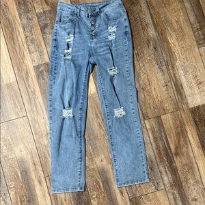 Distressed Blue Jeans for Women‎ size small